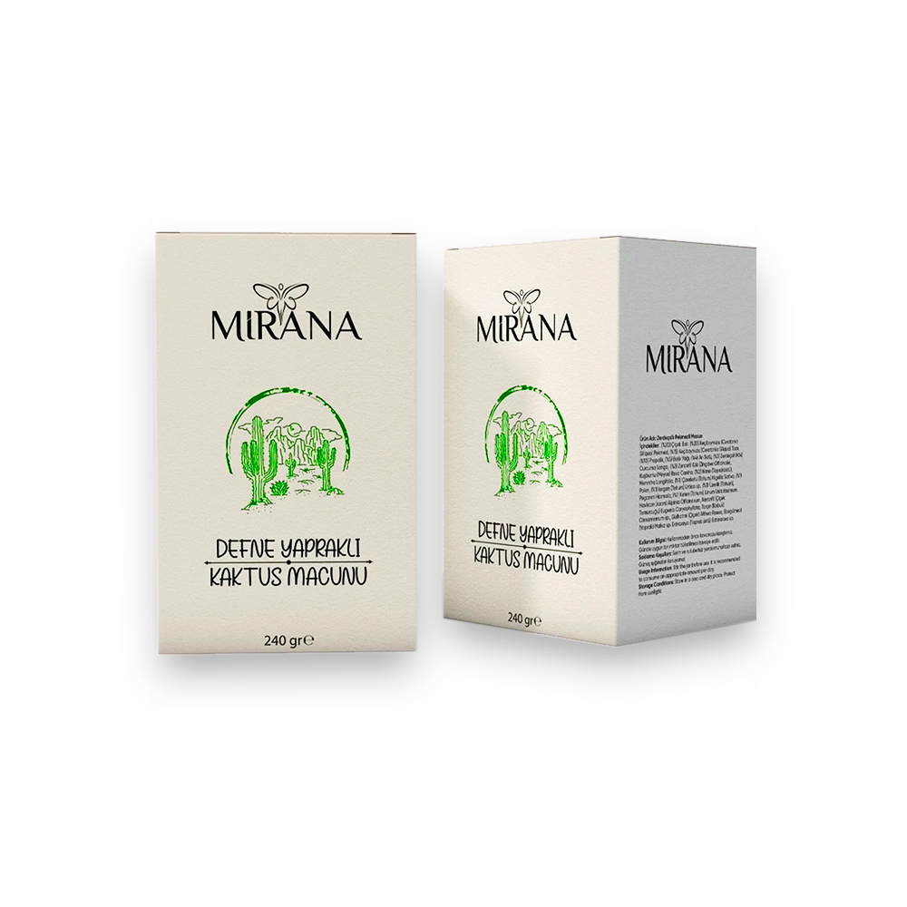 Mirana Defne Yapraklı Kaktüs Macunu