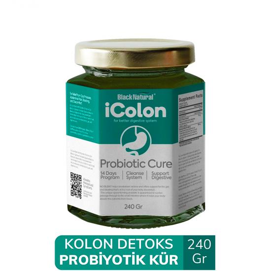 Black Natural iColon Probiotic Cure- iColon Bağırsak