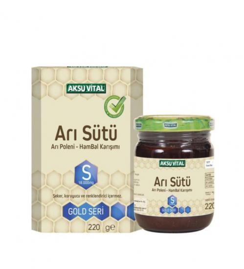 Arı Sütü Arı Poleni Ham Bal Karışımı 18.000mg 220gr