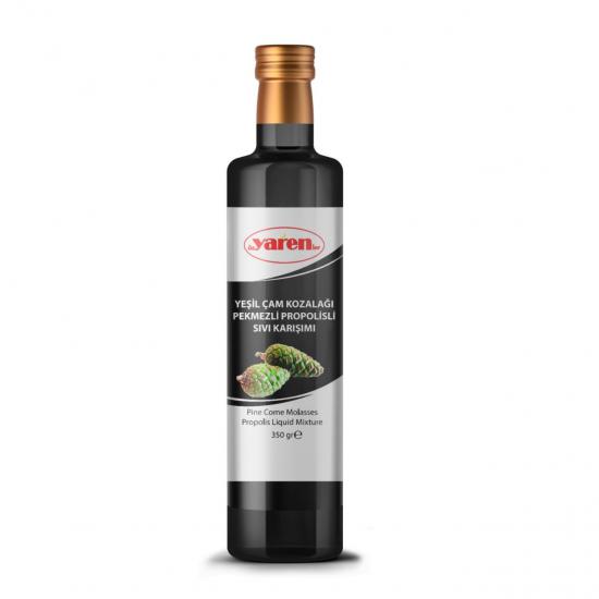 Yeşil Çam Kozalağı Pekmezli Propolisli Sıvı Karışım 350gr