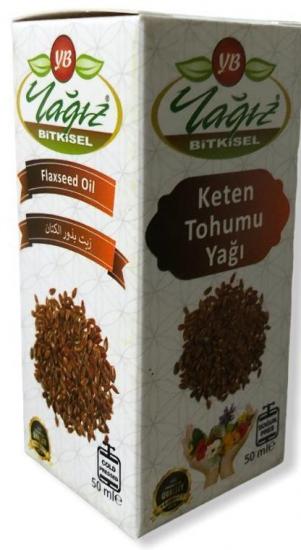 Yağız Bitkisel Keten Tohumu Yağı 50 ml